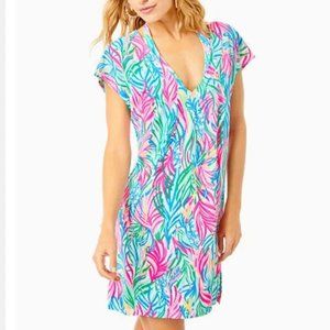 NWT Lilly Pulitzer Talli coverup sea turtle soirée